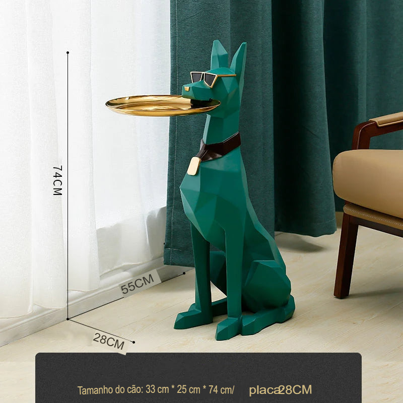 Estátua Doberman, Escultura Doberman, Estátua Decorativa de Cão, Estátua de Resina Doberman, Doberman Decorativo, Escultura de Resina, Ornamento de Resina, Decoração Moderna, Decoração Contemporânea, Estátua de Cachorro, Estátua Doberman Multiuso, Doberman Luxo, Estilo Sofisticado, Peça Decorativa de Doberman, Decoração para Sala, Decoração para Escritório, Estátua para Ambientes Modernos, Decoração de Interiores, Estátua de Cão Elegante, Arte Moderna, Estátua para Hall de Entrada, Presente-Lojas Bratta