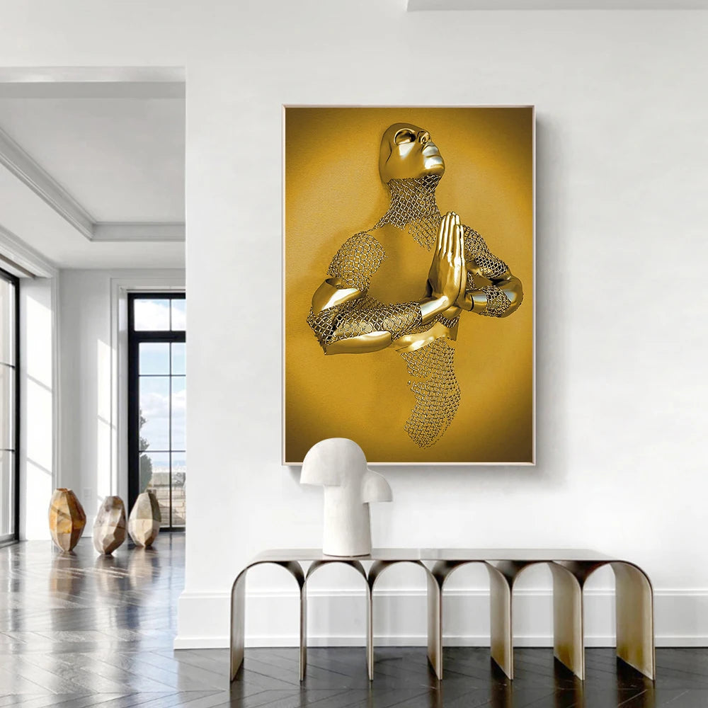 Quadro Decorativo Arte Moderna em Metal, Quadro Decorativo Arte Moderna, Impressão em Tela, Escultura de Parede Abstrata, Decoração Casa, Bratta, Arte Moderna em Metal, Arte moderna, Abstrato-Lojas Bratta