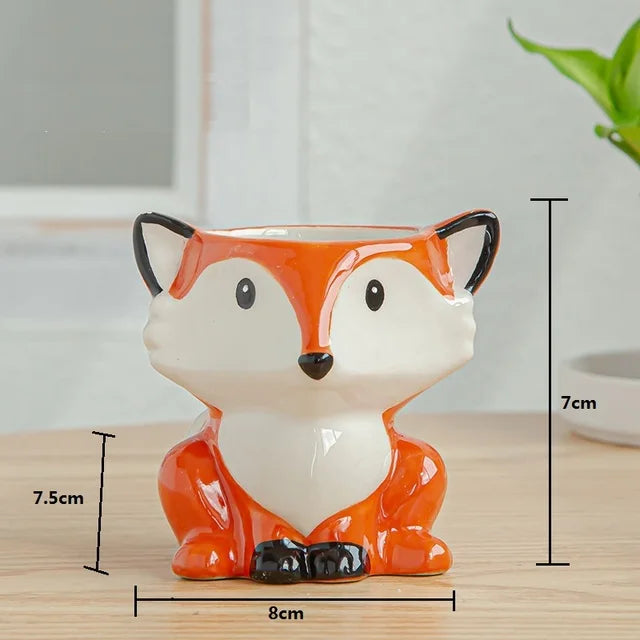 Vaso de flores de cerâmica nórdica, mini vaso com cabeça de vaca e ovelha zebra de desenho animado, Suculentas Plantas Bonsai Potes, Decoração Para Casa, Novo Estilo, Vasos De Cerâmica Animais, Vasos, Vaso Decorativo De Cerâmica Nórdico Animais, Vaso De Cerâmica, Mini Vasos De Cerâmica Animais, Mini Vasos, Jarro De Cerâmica Animais, Decoração, Cerâmica, Animais-Lojas Bratta