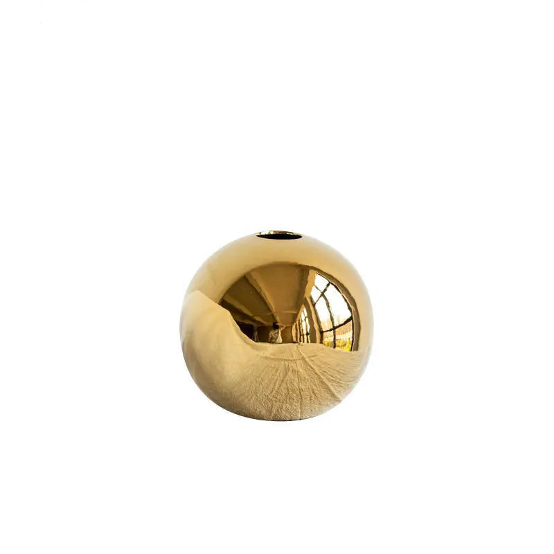 Chapeamento Bola Dourada, Vaso de Cerâmica, Decoração Para Casa, Ornamentos Artesanato, Decoração Para Casa, Ornamento Para Presente, Vaso Esfera Dourada, Vaso Dourado, Vaso Decorativo Esfera Dourada De Cerâmica, Vaso Decorativo Esfera Dourada, Vaso Decorativo De Cerâmica Bola Dourada, Vaso De Flores em Forma De Bola em Cerâmica, Vaso De Cerâmica, Vaso Bola Dourada, Vaso Bola Dourada de Cerâmica, Ornamento Esfera Dourada, Jarro Bola De Cerâmica Dourada-Lojas Bratta