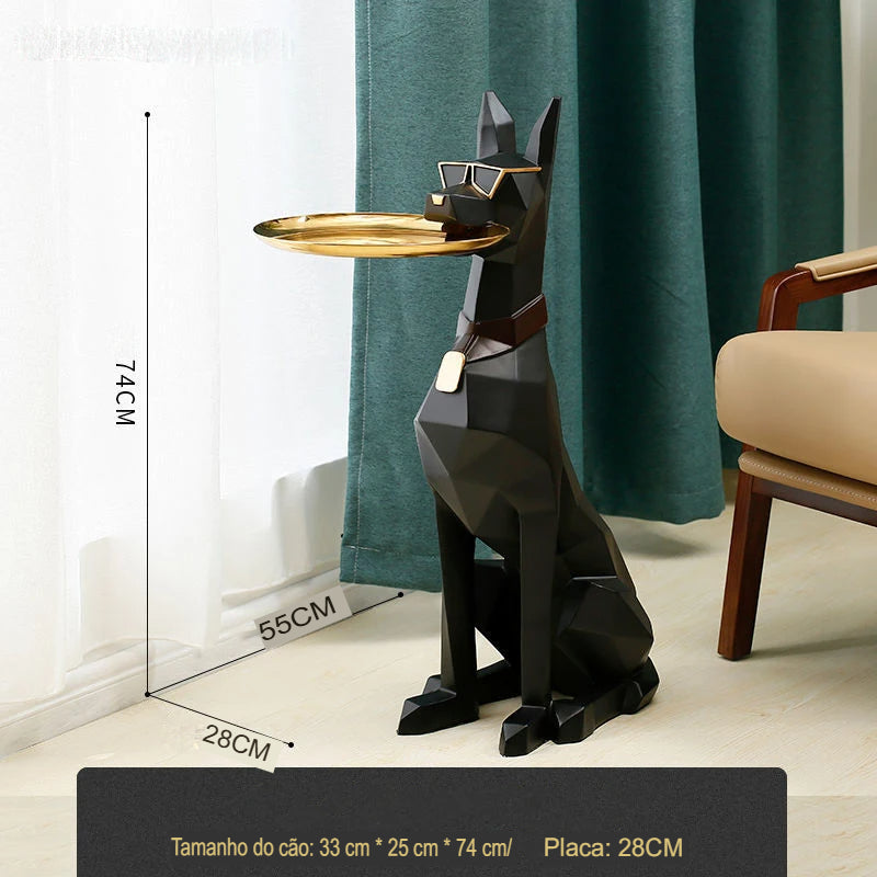 Estátua Doberman, Escultura Doberman, Estátua Decorativa de Cão, Estátua de Resina Doberman, Doberman Decorativo, Escultura de Resina, Ornamento de Resina, Decoração Moderna, Decoração Contemporânea, Estátua de Cachorro, Estátua Doberman Multiuso, Doberman Luxo, Estilo Sofisticado, Peça Decorativa de Doberman, Decoração para Sala, Decoração para Escritório, Estátua para Ambientes Modernos, Decoração de Interiores, Estátua de Cão Elegante, Arte Moderna, Estátua para Hall de Entrada, Presente-Lojas Bratta