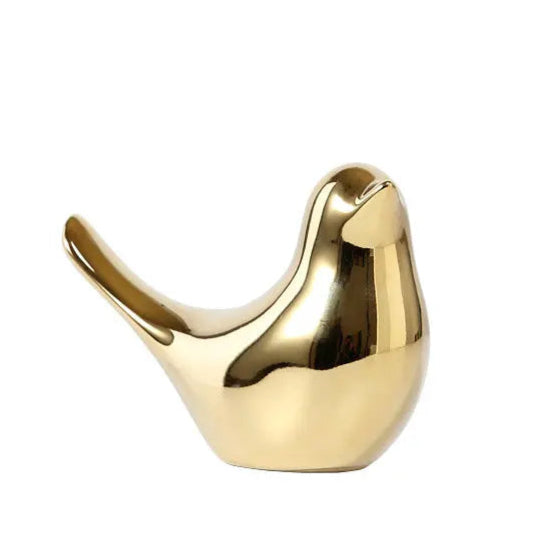 Criativo Ouro Cerâmica Figurinhas De Pássaros, Decoração Para Casa Acessórios, Figuras De Pássaro Dourado, Moda Moderna, Enfeites De Casamento, Decoração Do Quarto, Pássaros Dourado, Pássaro em Cerâmica Dourado, Pássaro Decorativo em Cerâmica, Pássaro de Cerâmica, Pássaro Passarinho Enfeite, Figuras de Pássaros Dourados em CerâmicaFiguras de Pássaros DouradosFiguras de Pássaro Passarinho DouradoModernidade, Figuras de Pássaros Dourados em Cerâmica, Decoração, Cerâmica. ARTLOVIN-Lojas Bratta