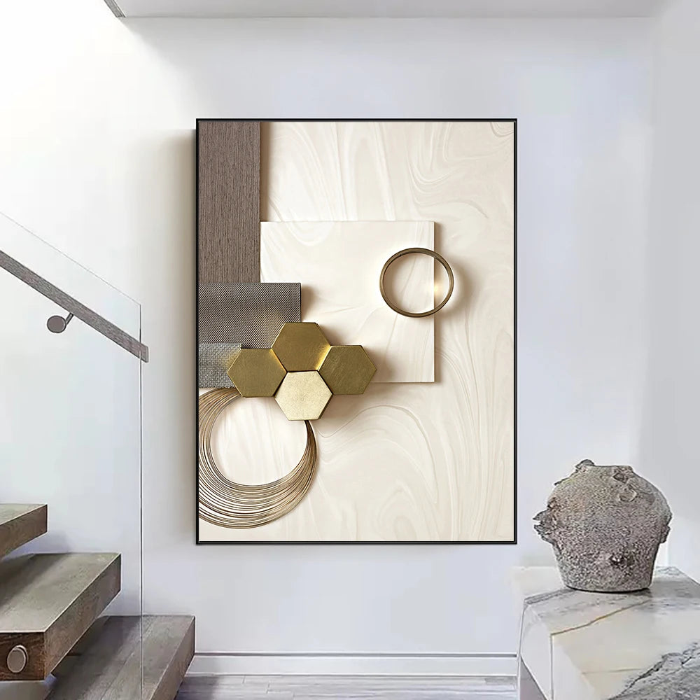 Moderno 3d metal geométrico pintura da lona cartazes e cópias minimalista abstrato arte da parede imagem para sala de estar decoração casa, Tela Geométrica, Quadro Sem Moldura, Quadro Decorativo Moderno, Quadro Decorativo Arte Moderna, Quadro Decorativo Arte em Tela, Quadro Decorativo Abstrato Moderno, Quadro Decorativo Abstrato, Quadro Abstrato, Decoração Moderna, Arte Abstrata, Arte 3D, Arte Abstrata Geométrica 3D em Tela, Arte Abstrata Geométrica 3D, Arte Abstrata Geométrica-Lojas Bratta