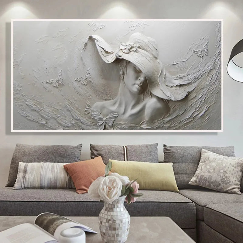Busto branco retrato lona arte da parede mulheres impressões abstrata menina no chapéu pinturas de alívio na parede arte fotos decoração casa, Quadro Decorativos, Quadro Decorativo Abstrato Mulher Busto, Quadro Decorativo Abstrato Moderno, Quadro Decorativo Abstrato Busto Mulher, Quadro Decorativo Abstrato, Quadro Abstrato Busto Feminino, Impressão-em Lona, Decoração-Parede, Busto-Feminino, Arte Moderna, Arte-Feminina, Arte-em-Tela, Ate-Abstrata, Arte de Parede Abstrata Busto Feminino-Lojas Bratta