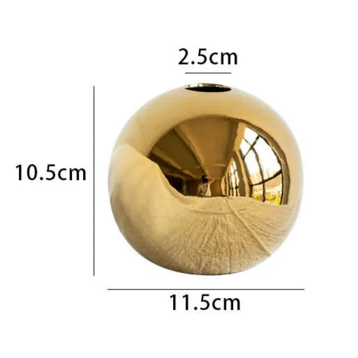 Chapeamento Bola Dourada, Vaso de Cerâmica, Decoração Para Casa, Ornamentos Artesanato, Decoração Para Casa, Ornamento Para Presente, Vaso Esfera Dourada, Vaso Dourado, Vaso Decorativo Esfera Dourada De Cerâmica, Vaso Decorativo Esfera Dourada, Vaso Decorativo De Cerâmica Bola Dourada, Vaso De Flores em Forma De Bola em Cerâmica, Vaso De Cerâmica, Vaso Bola Dourada, Vaso Bola Dourada de Cerâmica, Ornamento Esfera Dourada, Jarro Bola De Cerâmica Dourada-Lojas Bratta