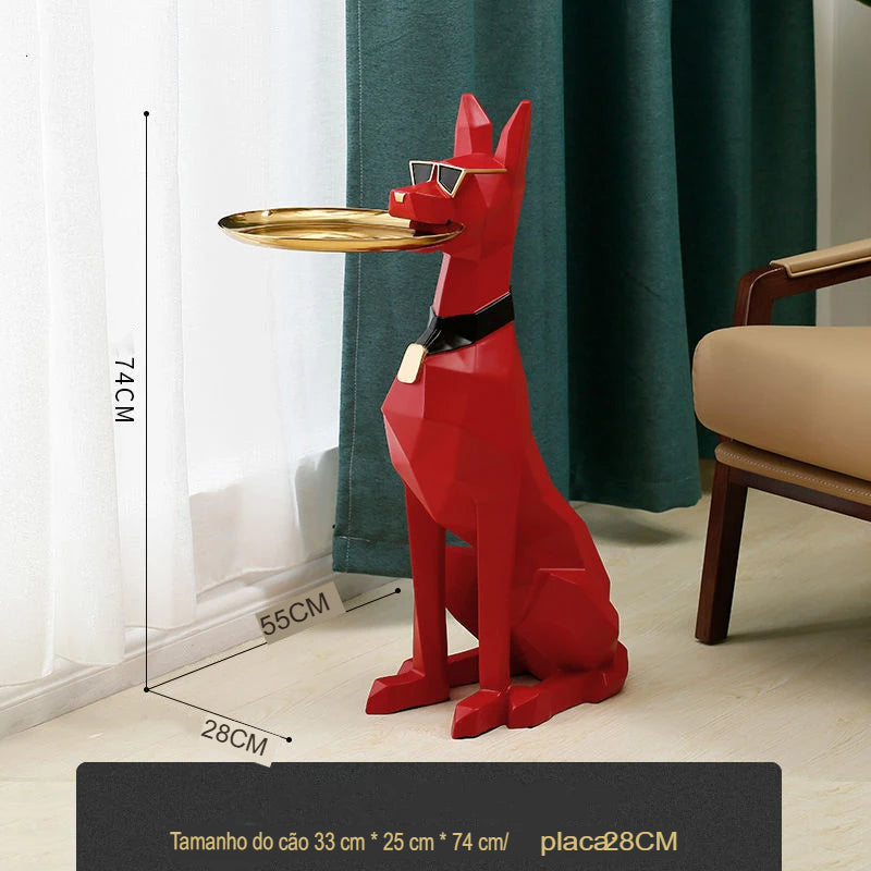 Estátua Doberman, Escultura Doberman, Estátua Decorativa de Cão, Estátua de Resina Doberman, Doberman Decorativo, Escultura de Resina, Ornamento de Resina, Decoração Moderna, Decoração Contemporânea, Estátua de Cachorro, Estátua Doberman Multiuso, Doberman Luxo, Estilo Sofisticado, Peça Decorativa de Doberman, Decoração para Sala, Decoração para Escritório, Estátua para Ambientes Modernos, Decoração de Interiores, Estátua de Cão Elegante, Arte Moderna, Estátua para Hall de Entrada, Presente-Lojas Bratta