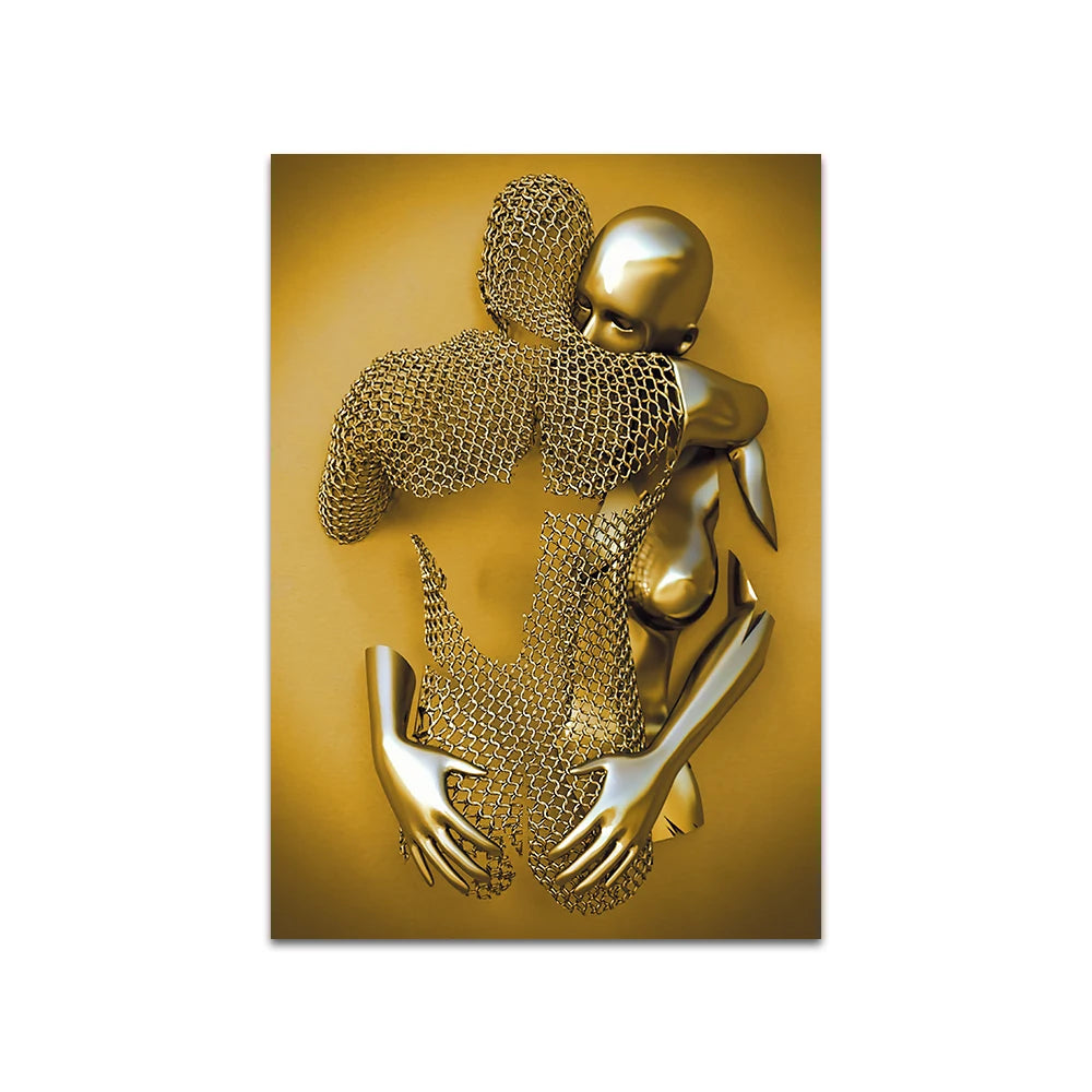 Quadro Decorativo Arte Moderna em Metal, Quadro Decorativo Arte Moderna, Impressão em Tela, Escultura de Parede Abstrata, Decoração Casa, Bratta, Arte Moderna em Metal, Arte moderna, Abstrato-Lojas Bratta