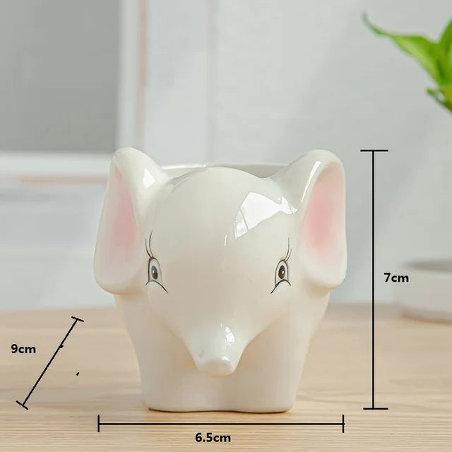 Vaso de flores de cerâmica nórdica, mini vaso com cabeça de vaca e ovelha zebra de desenho animado, Suculentas Plantas Bonsai Potes, Decoração Para Casa, Novo Estilo, Vasos De Cerâmica Animais, Vasos, Vaso Decorativo De Cerâmica Nórdico Animais, Vaso De Cerâmica, Mini Vasos De Cerâmica Animais, Mini Vasos, Jarro De Cerâmica Animais, Decoração, Cerâmica, Animais-Lojas Bratta