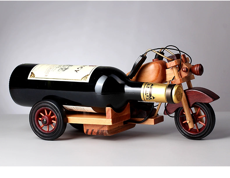 Cremalheiras de vinho de madeira artesanal de motocicleta, rack de vinho,acessórios da barra de cozinha, suporte garrafa de vinho decoração,Porta-Vinho em Madeira Estilo Moto, Arte Decorativa de porta-Vinhos Com Formato de Motocicleta, Presente Masculino Criativo, Suporte de Garrafa Rústico, Detalhes Em Madeira Artesanal, Acabamento Rústico em Motocicleta Decorativa, Suporte Criativo Para Vinho, Design de Qualidade Bratta, Peça Decorativa Feita à Mão-Bratta