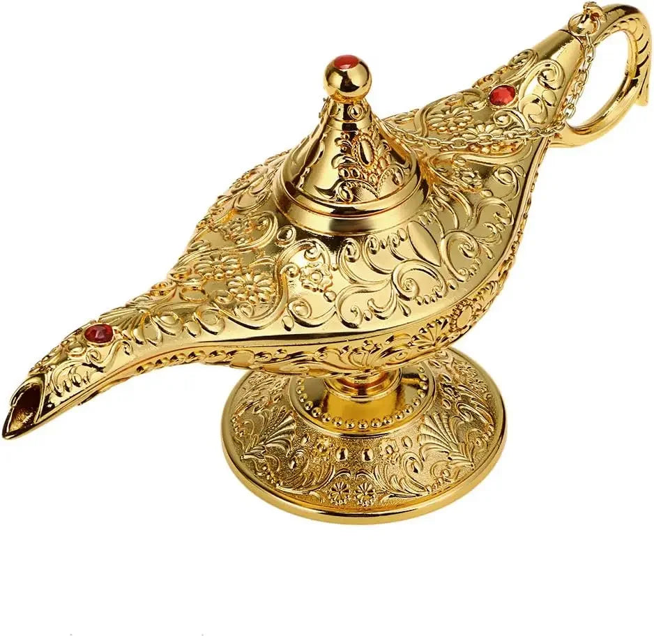 Lâmpada Mágica Aladdin Vintage, Lâmpada Mágica Aladdin Vintage, Lâmpada Mágica, Lenda Vintage Aladdin Gênio Mágico, Decoração-Elegante, Decoração-De-Interiores, Decoração-Criativa, Decoração Vintage, Decoração Retrô, Decoração de Mesa, Decoração de Luxo, Decoração Clássica, Decoração Casa, Decoração, Colecionáveis, Aladdin-Lojas Bratta