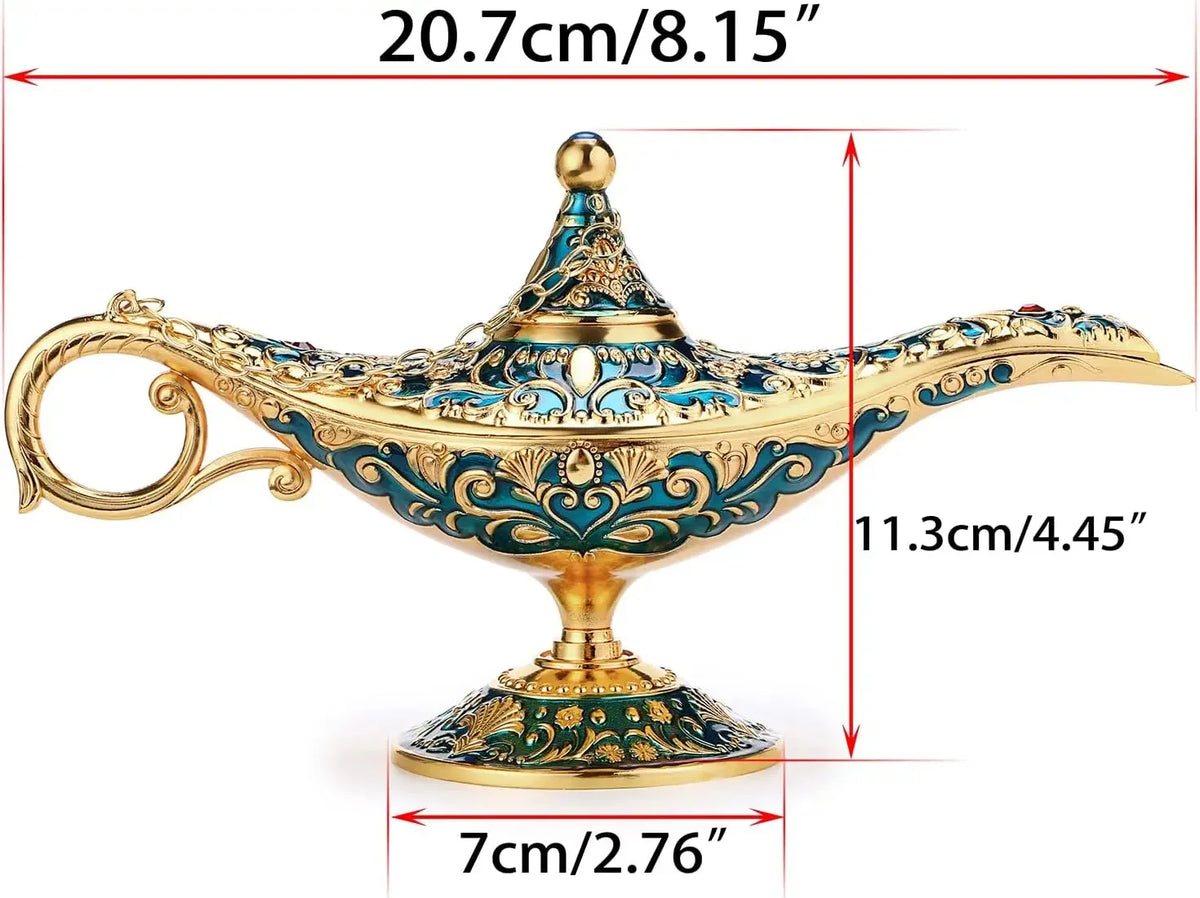 Lâmpada Mágica Aladdin Vintage, Lâmpada Mágica Aladdin Vintage, Lâmpada Mágica, Lenda Vintage Aladdin Gênio Mágico, Decoração-Elegante, Decoração-De-Interiores, Decoração-Criativa, Decoração Vintage, Decoração Retrô, Decoração de Mesa, Decoração de Luxo, Decoração Clássica, Decoração Casa, Decoração, Colecionáveis, Aladdin-Lojas Bratta