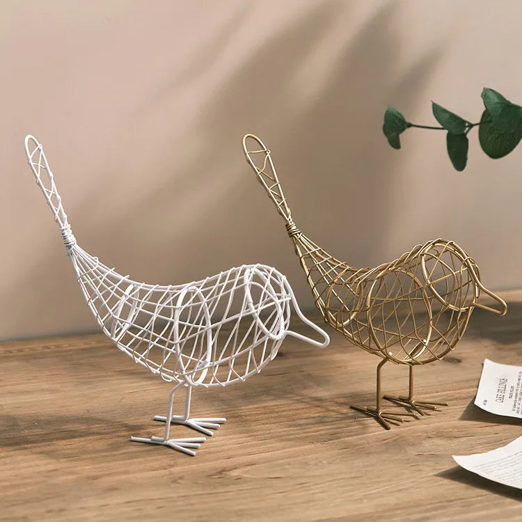 Fio de metal artificial ferro pássaro modelo estatuetas em miniatura decoração para casa artesanato contemporâneo presente, Pássaro, Presente, Estatueta de Pássaro em Fio de Metal, Estátua de Pássaro em Fio de Metal, Escultura Pássaro em Metal, Escultura Pássaro Decorativo em Metal, Escultura Pássaro Decorativo, Escultura de Pássaro em Metal, Escultura de Pássaro Decorativo, Enfeite de Pássaro em Fio de Metal-Lojas Bratta