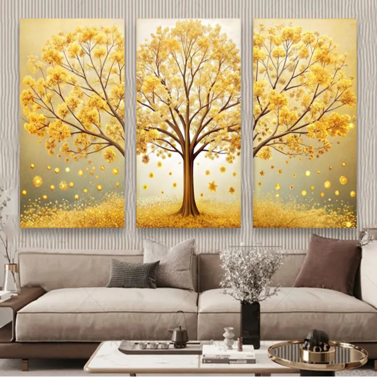 Luxo Golden Rich Árvore Cartaz e Cópias, Pintura Moderna Da Lona, Wall Art, Pictures for Living Room, Home Decor, Sem Moldura, Luz, Árvore Dourada - Arte em Tela Moderna, Tela-Dourada, Quadro sem MolduraQuadro Decorativo Árvore Dourada Luxo 3PCS, Quadro Decorativo Moderno, Quadro Decorativo Arte Moderna, Quadro Decorativo Arte em Tela, Quadro Decorativo Abstrato Moderno, Quadro Decorativo Abstrato, Quadro Decorativo 3PCS, Quadro Decorativo 3 Telas, Luxo Árvore Dourada - Arte em Tela Moderna-Lojas Bratta