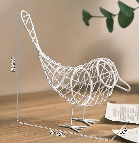 Fio de metal artificial ferro pássaro modelo estatuetas em miniatura decoração para casa artesanato contemporâneo presente, Pássaro, Presente, Estatueta de Pássaro em Fio de Metal, Estátua de Pássaro em Fio de Metal, Escultura Pássaro em Metal, Escultura Pássaro Decorativo em Metal, Escultura Pássaro Decorativo, Escultura de Pássaro em Metal, Escultura de Pássaro Decorativo, Enfeite de Pássaro em Fio de Metal-Lojas Bratta
