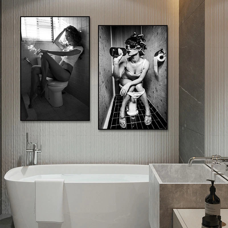 Sexy feminino banheiro pintura em tela cartazes e impressões modernas arte da parede fotos para banheiro decoração de casa quadros, Quadro Para Banheiro, Quadro Decorativo Para Banheiro, Quadro Decorativo Lavabo, Quado Decorativo Banheiro Lavabo, Impressões-em-tela, Decoração-Banheiro, Arte-ModernaArte-de-Parede, Arte Moderna Para Banheiro – Decoração- Lojas Bratta