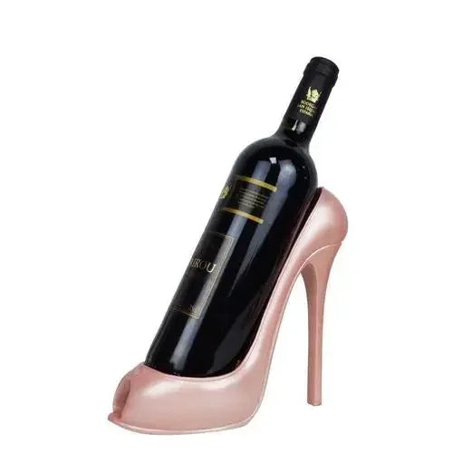 Criativo sapatos de salto alto rack de vinho casa sala de estar decorações de mesa ornamentos para enviar amigos presentes decoração da sala de estar, Porta-Vinhos Em Forma de Salto Alto, Suporte Criativo Para Vinho, Porta-Garrafa Fashion, Decoração De Bar Feminina, Porta-Vinho Bratta, Design Elegante Em Metal, Decoração Charmosa de Bar, Acessório Com Design Único, Porta-Garrafa Estiloso- Bratta