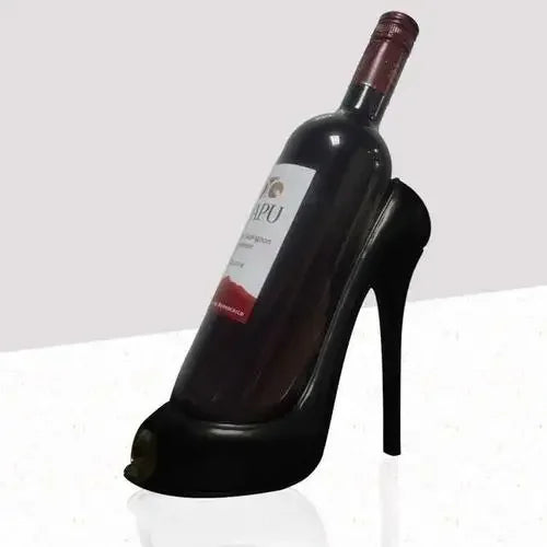Criativo sapatos de salto alto rack de vinho casa sala de estar decorações de mesa ornamentos para enviar amigos presentes decoração da sala de estar, Porta-Vinhos Em Forma de Salto Alto, Suporte Criativo Para Vinho, Porta-Garrafa Fashion, Decoração De Bar Feminina, Porta-Vinho Bratta, Design Elegante Em Metal, Decoração Charmosa de Bar, Acessório Com Design Único, Porta-Garrafa Estiloso- Bratta