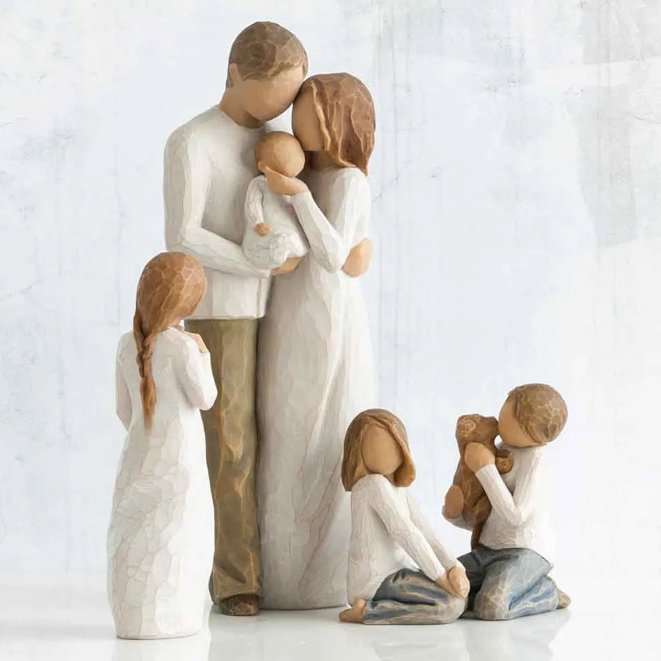Estátuas de Personagem Americanas Enfeites de Família, Artesanato Resina, Criativo High-end, Presentes de Casamento, Mini Estátuas de Família, Mini Estátua de Família, Família, Estátuas de Resina, Estátuas de Família em Resina, Estátua-Decoração, Estátua Família Decorativa, Estátua de Resina, Esculturas e Estátuas em Obra de Arte, Esculturas, Escultura-Decoração, Escultura Família, Escultura de Família em Resina, Escultura Casal, Escultura, Decorações Estátua Família, Decoração Moderna-Lojas Bratta