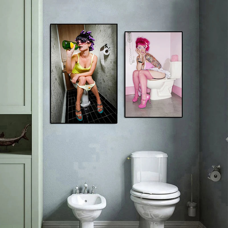 Sexy feminino banheiro pintura em tela cartazes e impressões modernas arte da parede fotos para banheiro decoração de casa quadros, Quadro Para Banheiro, Quadro Decorativo Para Banheiro, Quadro Decorativo Lavabo, Quado Decorativo Banheiro Lavabo, Impressões-em-tela, Decoração-Banheiro, Arte-ModernaArte-de-Parede, Arte Moderna Para Banheiro – Decoração- Lojas Bratta