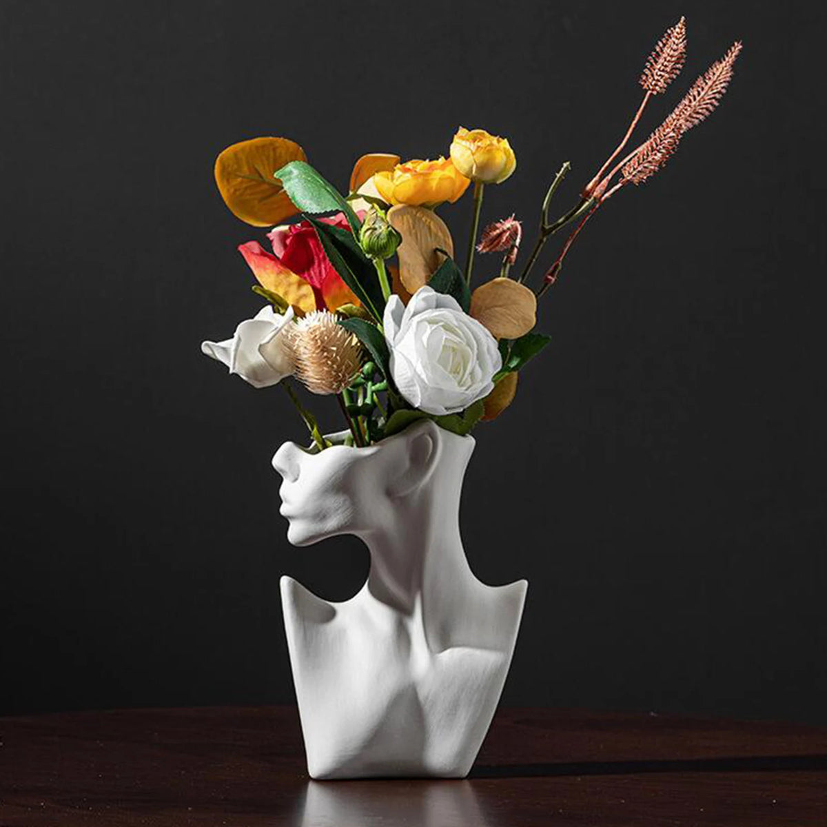 Estátua de cerâmica criativa vaso de flores plantador suculentas interior sala de estar quarto gabinete decoração de festa, decoração moderna, acessórios para casa, decoração de casa elegante, vaso de cerâmica, vaso artístico, Decoração Moderna, Acessórios para Casa, Decoração Elegante para Casa, Vaso de Cerâmica, Vaso Artístico, Vaso Moderno Busto Mulher, Vaso Busto Mulher Moderna, Vaso Busto de Estátua, Ornamento Busto de Cerâmica Moderno, Jarro Busto de Cerâmica Moderno, Arte Moderna - Lojas Bratta