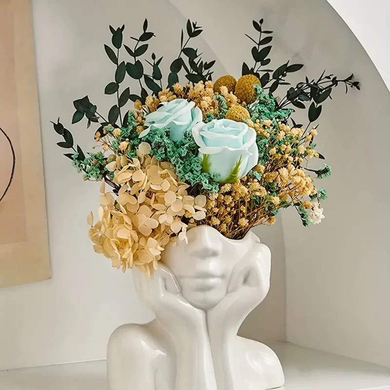 Vaso Escultura Feminina, Vaso Decorativo, Vaso de Resina, Vaso Artístico, Escultura Feminina, Vaso Moderno, Vaso de Design, Decoração Sofisticada, Vaso para Sala, Vaso para Escritório, Vaso para Jardim, Obra de Arte em Vaso, Decoração Contemporânea, Peça Decorativa Feminina, Arte para Casa, Vaso Elegante, Vaso para Plantas, Vaso de Rosto Feminino, Vaso Abstrato, Decoração para Ambientes Modernos, Vaso para Varanda, Escultura Decorativa Feminina, Decoração de Luxo, Vaso Criativo, Vaso Estilizado-Loja Bratta