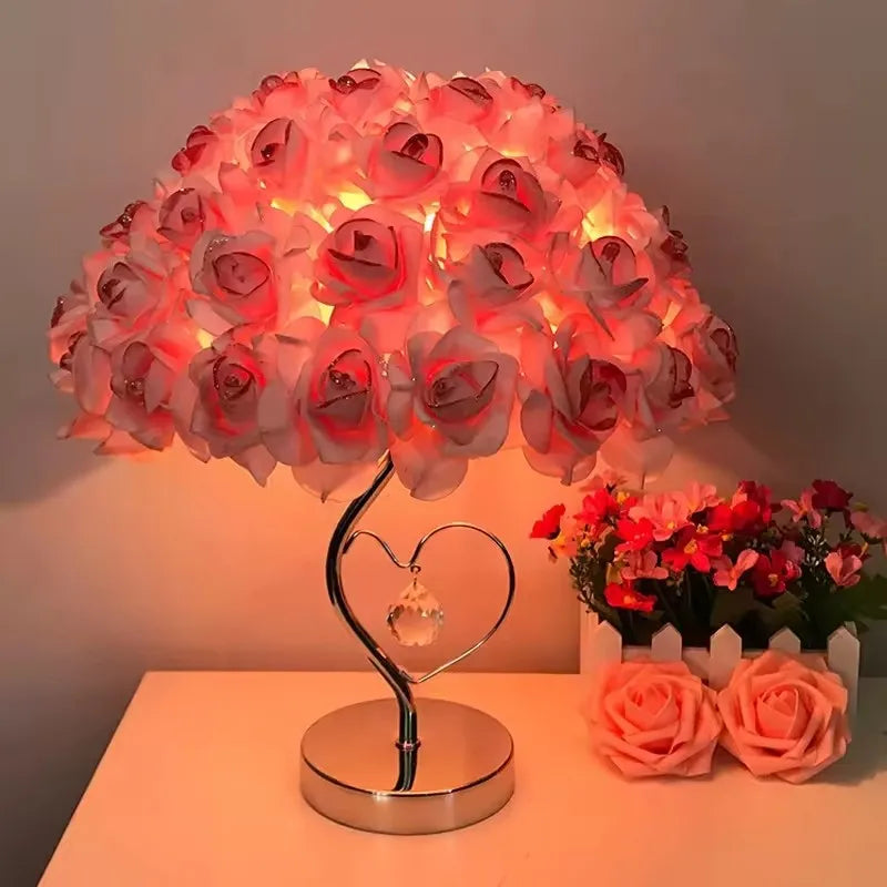 Luminária De Mesa Europeia, Flor De Rosa, Luz Noturna LED, Lâmpadas De Cabeceira, Decoração Para Festa De Casamento, Atmosfera, Luzes Noturnas, Iluminação Para Dormir, Luminária De Rosa, Decoração Romântica, Lâmpada LED, Decoração Para Casa, Iluminação De Cabeceira, Luminária De Parede Arandela, Luminária De Parede Retrô Estilo Europeu, Luminária De Mesa Retrô, Luz De LED De Mesa Retrô, Luminária De Mesa Minimalista Retrô, Candeeiro De Mesa Retrô, Abajur Retrô De Chão – Lojas Bratta