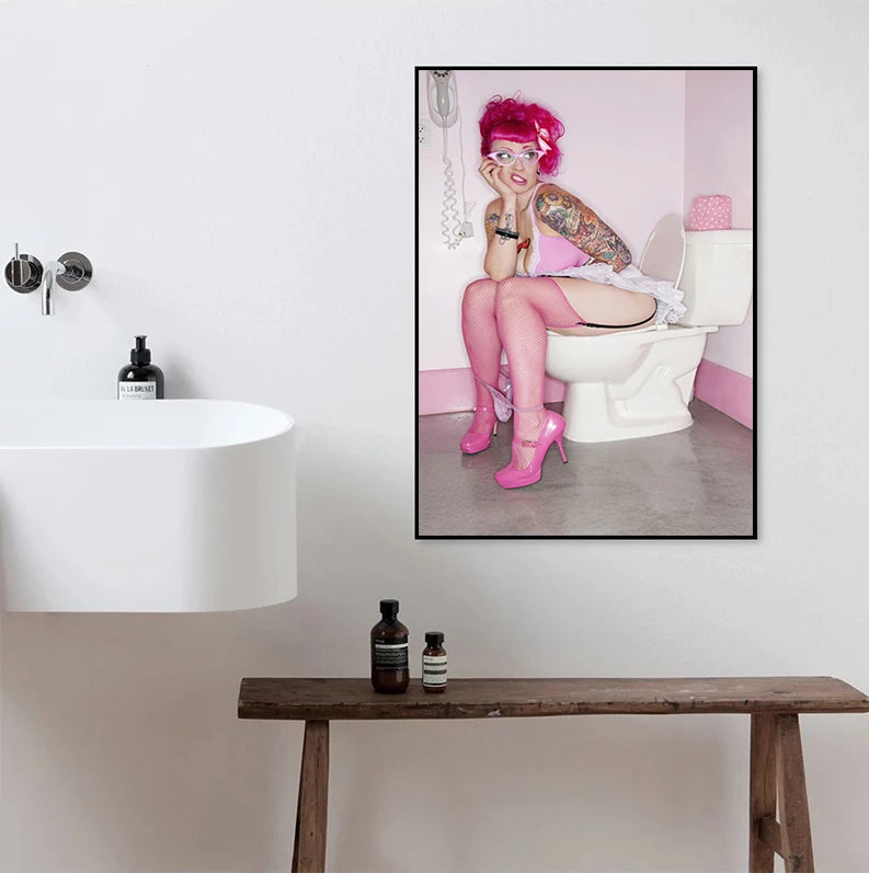 Sexy feminino banheiro pintura em tela cartazes e impressões modernas arte da parede fotos para banheiro decoração de casa quadros, Quadro Para Banheiro, Quadro Decorativo Para Banheiro, Quadro Decorativo Lavabo, Quado Decorativo Banheiro Lavabo, Impressões-em-tela, Decoração-Banheiro, Arte-ModernaArte-de-Parede, Arte Moderna Para Banheiro – Decoração- Lojas Bratta