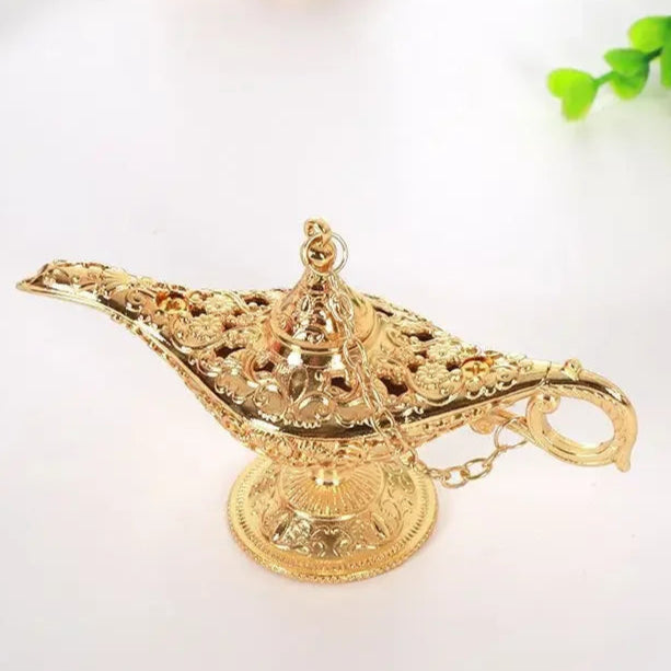 Lâmpada Mágica Aladdin Vintage, Lâmpada Mágica Aladdin Vintage, Lâmpada Mágica, Lenda Vintage Aladdin Gênio Mágico, Decoração-Elegante, Decoração-De-Interiores, Decoração-Criativa, Decoração Vintage, Decoração Retrô, Decoração de Mesa, Decoração de Luxo, Decoração Clássica, Decoração Casa, Decoração, Colecionáveis, Aladdin-Lojas Bratta