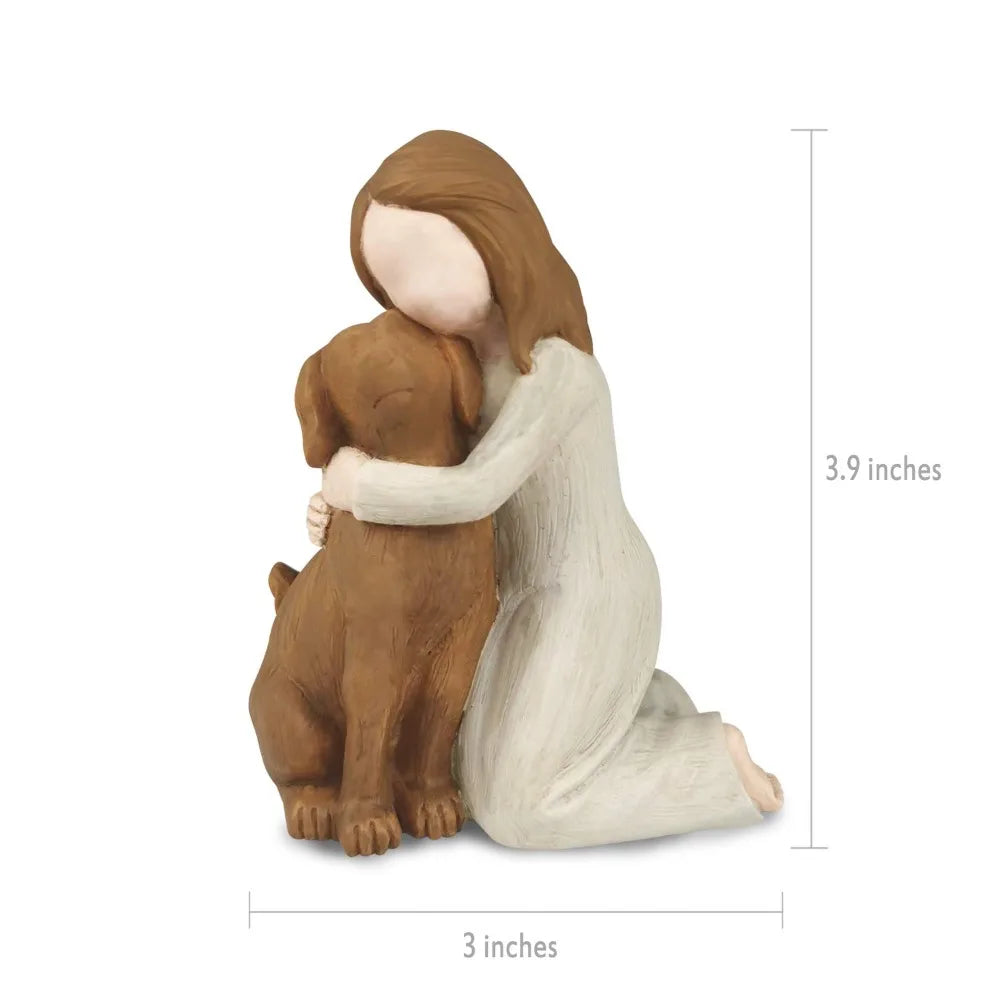 Estátuas de Resina em Duas Cores, Estatueta de Anjo Cão Resistente, Menina Segurando Cão, Pet Memorial Presentes, Escultura Dog Lovers, Estatueta Anjo Cão, Estátua de Resina, Estatua de Reina Anjo Cão, Escultura de Resina Anjo e Cão, Escultura de Resina, Estatueta Estátua de animalEstatueta de Resina Anjo CãoEscultura de Resina Anjo Cão, Ornamento de Resina Anjo Cão,Escultura em Resina Anjo Cão-Lojas Bratta