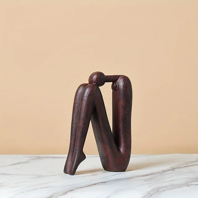 Escultura de Matchman de volta com costas, Estilo Nórdico Moderno, Desenho Abstrato Vintage, Estátua Abstrata Minimalista Personagem Humana, Estátua Abstrata Minimalista Figura Humana, Estátua Abstrata, Estatueta Abstrata Minimalista Personagem Humana, Estatueta Abstrata Minimalista Figura Humana, Esculturas, Escultura-Decoração, Escultura-Abstrata, Escultura Abstrata Minimalista Personagem Humana, Escultura Abstrata Minimalista Figura Humana, Escultura Abstrata em Resina-Lojas Bratta