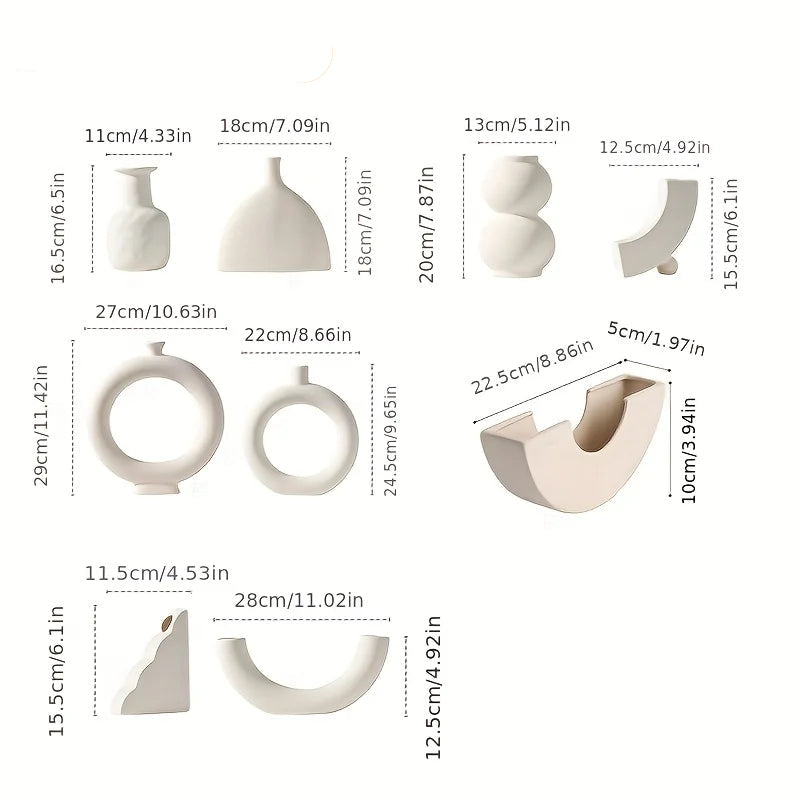Vaso Circular de Cerâmica Nórdico, Rosquinhas Vazadas, Vaso de Flores, Decoração de Sala de Estar, Acessórios de Decoração de Mesa Modera, presente,Decoração de Escritório, Decoração Moderna, Acessórios para Casa, Vaso de Flores, Vaso de Cerâmica, Modelo de Tema, Vaso Redondo, Vaso Nórdico Circular Oco, Vaso Largo, Vaso de Cerâmica Minimalista Moderno, Vaso de Cerâmica Minimalista, Vaso Curvo, Vaso Circular em Cerâmica, Vaso Arco, Vaso Alto, Jarro de Cerâmica Minimalista Moderno - Lojas Bratta