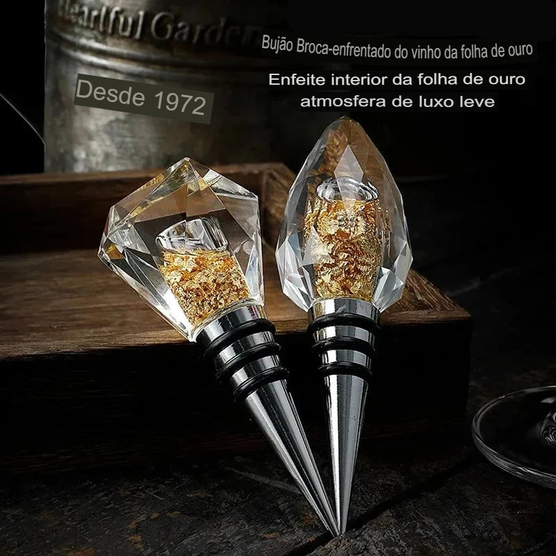 Rolha de cristal de vidro criativa, champanhe fresco mantendo a cortiça selada, rolha de cristal com face de diamante, Rolha De Champanhe, Rolha De Cristal, Acessório Para Vinho, Rolha Sofisticada, Tampa Decorativa, Presente Elegante, Rolha Em Vidro E Metal, Tampa De Espumante, Rolha Com Design Exclusivo, Tampa Para Vinhos Finos, Rolha Estilo Joia, Item De Luxo Para Bar, Tampa De Cristal Lapidado, Tampa Sustentável, Acessório Refinado, Presente Para Amantes De Vinho, Rolha Requintada, Brinde-Lojas Bratta