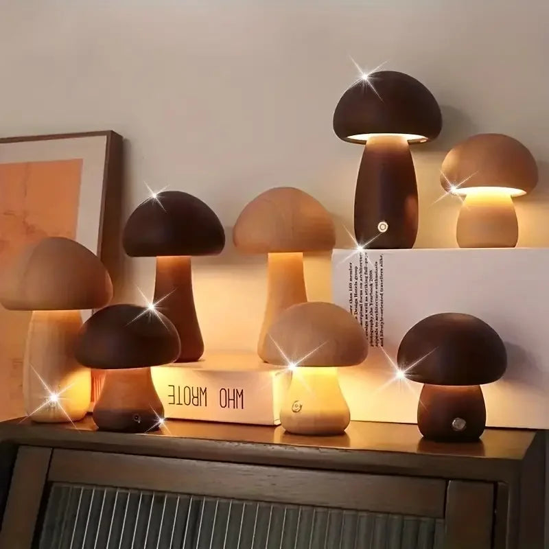 Abajur Retrô Sensor De Toque, Luminária Em Formato De Cogumelo, Abajur Mushroom Com LED, Luz Noturna Com Sensor De Toque, Abajur LED Para Quarto, Luminária Para Mesa De Cabeceira, Luz Decorativa Retrô, Iluminação Com Estilo Vintage, Luminária Fofa E Funcional, Abajur De Mesa Com Toque, Luz LED De Toque, Luminária Noturna Infantil, Iluminação Para Sala Aconchegante, Luz Criativa Em Formato De Cogumelo, Decoração Com Luminária Diferente – Lojas Bratta