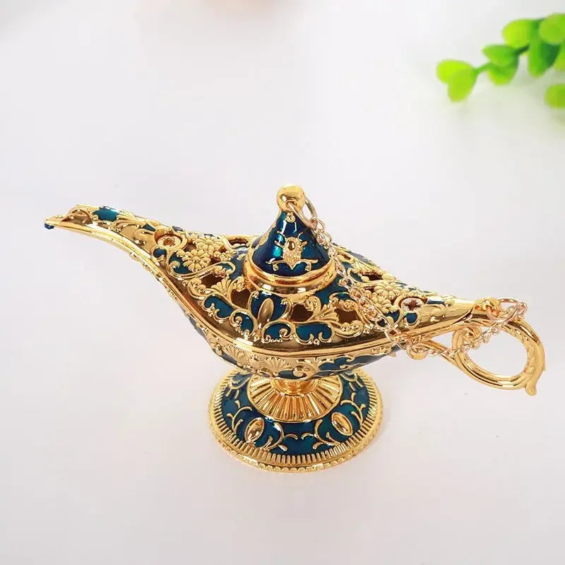 Lâmpada Mágica Aladdin Vintage, Lâmpada Mágica Aladdin Vintage, Lâmpada Mágica, Lenda Vintage Aladdin Gênio Mágico, Decoração-Elegante, Decoração-De-Interiores, Decoração-Criativa, Decoração Vintage, Decoração Retrô, Decoração de Mesa, Decoração de Luxo, Decoração Clássica, Decoração Casa, Decoração, Colecionáveis, Aladdin-Lojas Bratta