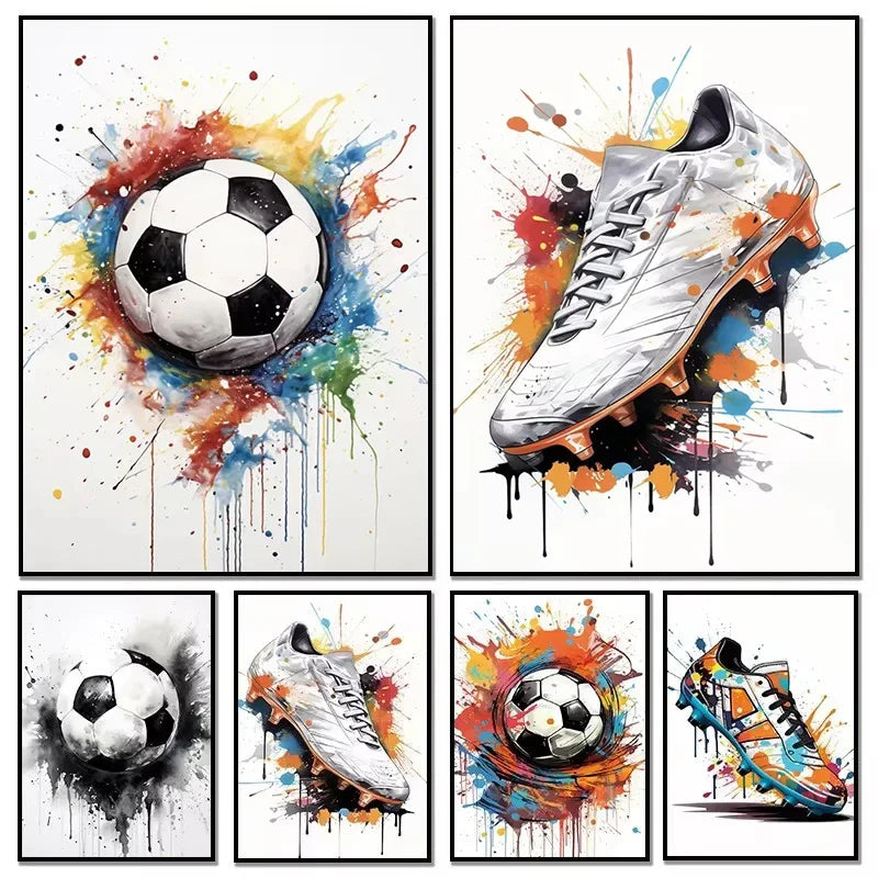 Aquarela Graffiti Futebol Sapatos Canvas Pintura, Modern Art Poster, Inspirational Wall Picture, Sala de estar, Home Decor, Homens e Menino, Quadro Decorativo Futebol Chuteiras Arte Abstrata de Rua, Quadro Decorativo Futebol, Chuteiras Arte Abstrata, Quadro Decorativo Futebol, Impressão em Tela, Futebol, DecoraçãoArte Moderna Futebol Pintura em Tela, Arte Moderna Futebol, Arte Moderna, Futebol Quadros, Quadro Decorativo de Futebol, Quadro Decorativo de Chuteiras e Bola de Futebol-Lojas Bratta
