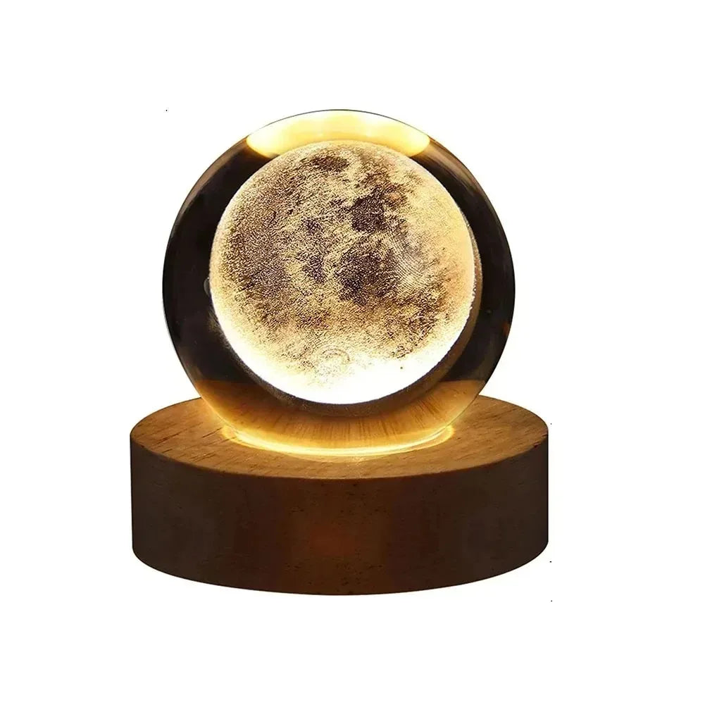 Lâmpada bola de cristal 3D exclusiva com projeções de galáxias e planetas Luz noturna USB para atmosfera aconchegante Luminária 3D De Cristal, Luminária Com Projeção De Galáxia, Luminária Bola De Cristal LED, Luminária Com Gravação A Laser, Luminária Galáxia Para Quarto, Luminária Estilo Espacial, Luminária De Mesa Astronômica, Luminária USB Com Base De Madeira, Luminária LED Com Cristal Natural, Luminária De Cristal Com Planetas, Luminária Decorativa De Galáxias, Luminária Astronômica Infantil-Lojas Bratta