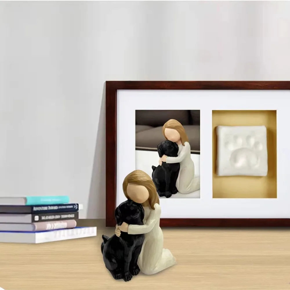 Estátuas de Resina em Duas Cores, Estatueta de Anjo Cão Resistente, Menina Segurando Cão, Pet Memorial Presentes, Escultura Dog Lovers, Estatueta Anjo Cão, Estátua de Resina, Estatua de Reina Anjo Cão, Escultura de Resina Anjo e Cão, Escultura de Resina, Estatueta Estátua de animalEstatueta de Resina Anjo CãoEscultura de Resina Anjo Cão, Ornamento de Resina Anjo Cão,Escultura em Resina Anjo Cão-Lojas Bratta