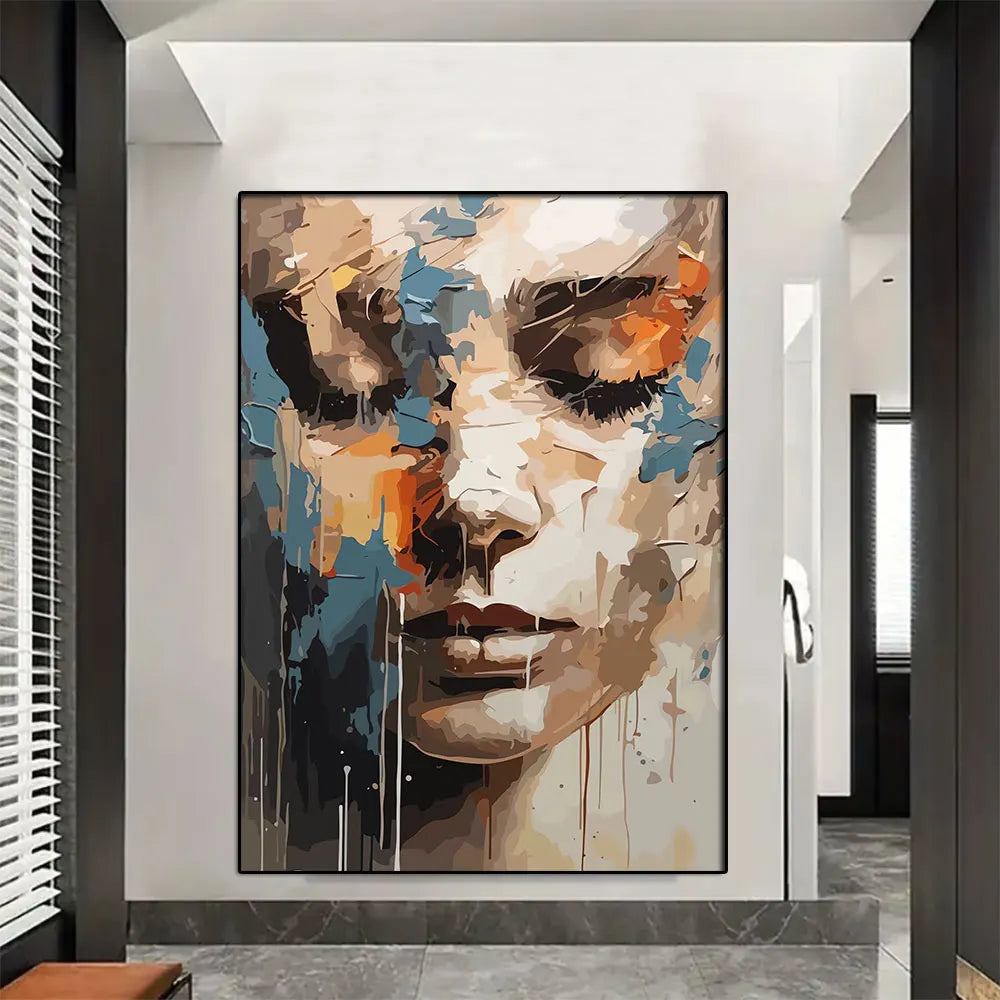Face abstrata das mulheres Graffiti Street Art Canvas Painting, Estética Poster Print, Girl Wall Decoration, Frameless Picture, Quadro Tela Arte Moderna, Quadro Decorativo Abstrato, Quadro AbstratoLona-Impressa, Decoração-Moderna, Arte-Feminina, Arte-Abstrata, Arte Abstrata Feminina em Lona-Lojas Bratta