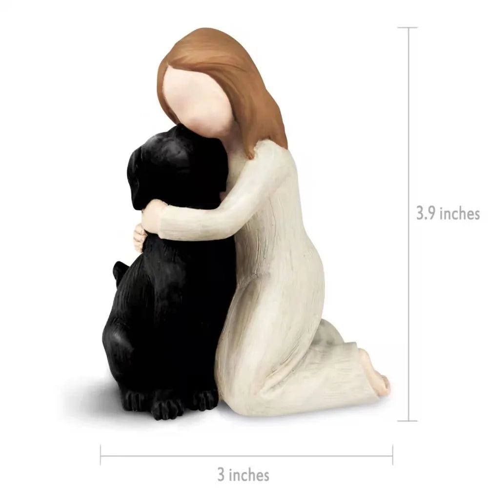 Estátuas de Resina em Duas Cores, Estatueta de Anjo Cão Resistente, Menina Segurando Cão, Pet Memorial Presentes, Escultura Dog Lovers, Estatueta Anjo Cão, Estátua de Resina, Estatua de Reina Anjo Cão, Escultura de Resina Anjo e Cão, Escultura de Resina, Estatueta Estátua de animalEstatueta de Resina Anjo CãoEscultura de Resina Anjo Cão, Ornamento de Resina Anjo Cão,Escultura em Resina Anjo Cão-Lojas Bratta