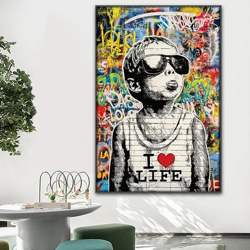 Street Style Graffiti Little Boy Canvas, Quadro Canvas Graffiti Street Style, Pôster Grafite Street Style Menino, Pôster Grafite Street Style Boy, Pôster de Lona Graffiti Street Style - BrattaPôster de Lona Graffiti Street Style, Poster-Graffiti, Pintura em Tela Grafite, Pintura de Tela Graffiti Street Style, Decoração-Urbana, Arte-Moderna, Arte-em-Lona-Lojas Bratta
