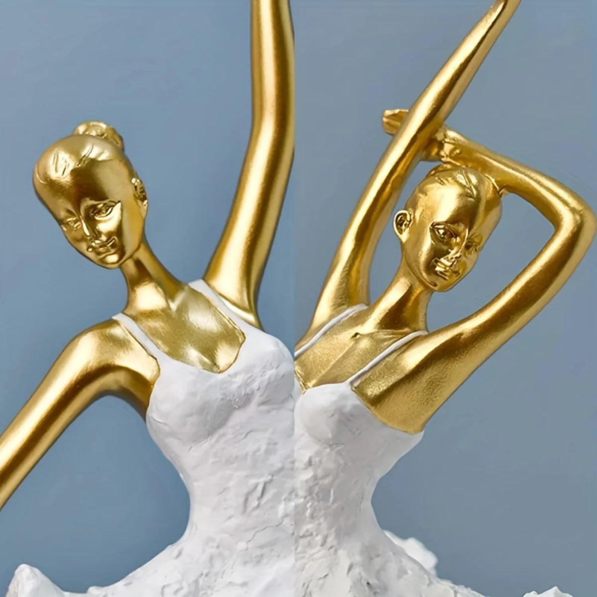 Escultura de resina europeia - Estatueta de dançarina de balé dourada para decoração elegante de sala de estar , Presente para entusiastas da dança, Estátua Dançarina de Balé Dourada, Estatueta Dançarina de Balé Dourada, Escultura Dançarina de Balé Dourada, escultura, Enfeite Bailarina de Balé Dourada, Enfeite Bailarina de Balé, decoração, Dançarina de Balé, Dançarina de Ballet, Boablaze Dançarina Dourada, Boablaze Dançarina de Balé Dourada, balé, Bailarina Decorativa em Resina-Lojas Bratta