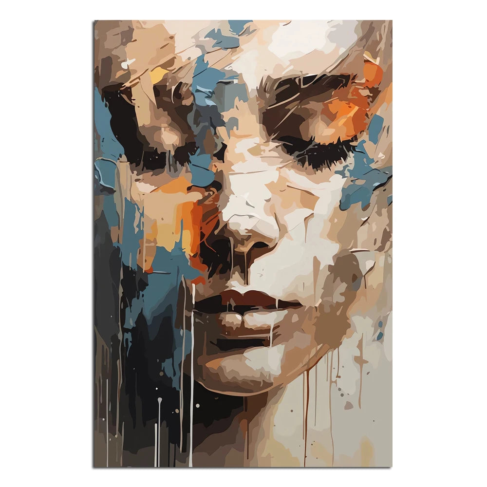 Face abstrata das mulheres Graffiti Street Art Canvas Painting, Estética Poster Print, Girl Wall Decoration, Frameless Picture, Quadro Tela Arte Moderna, Quadro Decorativo Abstrato, Quadro AbstratoLona-Impressa, Decoração-Moderna, Arte-Feminina, Arte-Abstrata, Arte Abstrata Feminina em Lona-Lojas Bratta