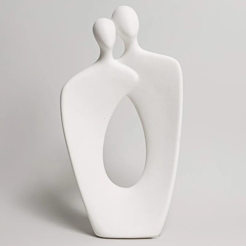 Esculturas De Amor De Estilo Simples Nórdico Cerâmica Casal Estátuas Doce Abraço Figuras, Presente Para Casamento, Aniversário, Estátua Nórdica Casal Abraço, Estátua Casal Abraçado em Cerâmica, Estatueta Nórdica Casal Abraço, Estatueta Casal Abraçado em Cerâmica, Esculturas, Escultura Nórdica Casal Abraço, Escultura Casal Abraçado em Cerâmica-Lojas Bratta