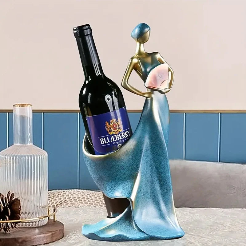 Enfeite de garrafa de vinho, estátua criativa, decoração de bar, resina, porta-vinho, estátua, elegante, Porta Vinhos Escultura Feminina, Suporte Decorativo Para Garrafa, Escultura Moderna Em Resina, Porta-Garrafas Com Estilo, Peça Decorativa Para Sala, Suporte Artístico De Vinho, Obra De Arte Funcional, Presente Sofisticado Para Amantes De Vinho, Escultura De Mulher Moderna, Porta Vinhos De Luxo, Decoração Com Elegância, Design Criativo Para Bar, Escultura Feminina Bratta, Lojas Bratta
