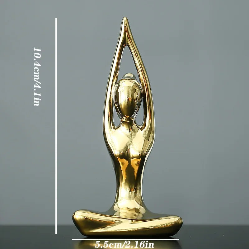 Cerâmica Arte Abstrata Yoga Poses Estatueta, Porcelana Senhora Figura Estátua, Escritório Estudo, Yoga Estúdio Ornamentos Decorações, Home Decor, Ornamento Elegante, Estatueta Yoga em Cerâmica, Estatueta yogaEstatueta de Cerâmica, Escultura Yoga em Cerâmica, Enfeite Mulher YogaEnfeite Decorativo Estatua Yoga, Decoração Cerâmica, Arte Moderna, Mini Estátua Yoga Abstrata em Cerâmica, Estátua Yoga Abstrata em Cerâmica, Estatueta Yoga em Cerâmica, Estatueta Yoga Abstrata em Cerâmica-Lojas Bratta