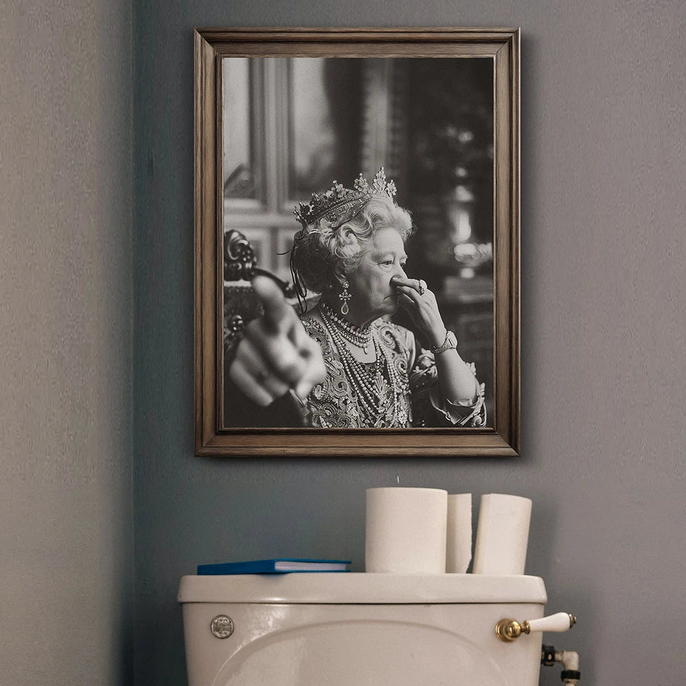 Vintage Queen Portrait Art Posters, Decoração Retro Canvas, Pintura De Impressão, Humor WC, Divertido Fotos De Parede, Engraçado Bar Banheiro, Quadro Decorativo Moderno, Quadro Decorativo Arte em Tela, Quadro Decorativo, Quadro Artístico Rainha Elizabeth, Pôster Vintage, Pôster de Arte Moderna, Pôster Artístico Vintage Rainha Elizabeth, Pôster-Retrô, Pôster-Moderno, Pôster-Lona, Humor Decorativo, Decoração Retrô, Arte de Parede-Lojas Bratta