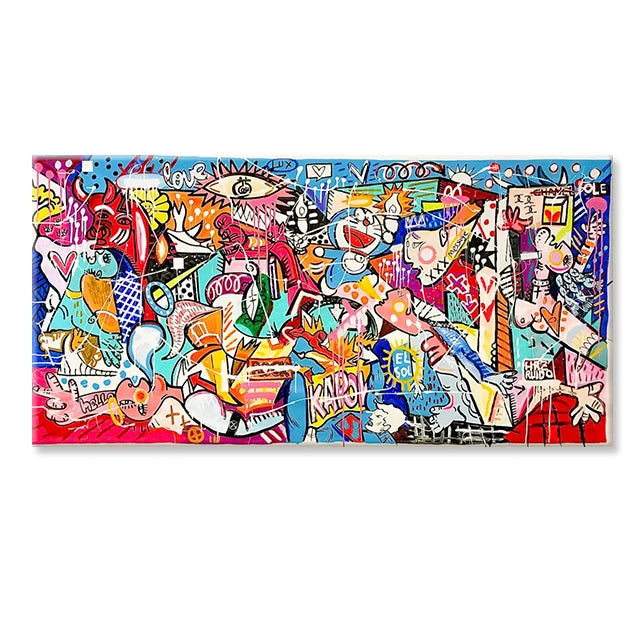 Abstrato arte da parede imagem picasso famosa pintura guerguernica posters cartazes pintura da lona para sala de estar moderna decoração do escritório em casa, Quadro em Tela Picasso, Quadro Abstrato, Arte de Parede Picasso, Quadro Tela Arte Moderna, Quadro Decorativo Abstrato, Quadro Abstrato, Pintura Abstrata, Quadro Picasso, Lona Impressa, Decoração Moderna, Arte-abstrata, Arte de Parede de Lona Pintura Picasso, Arte de Parede Abstrata em Tela- Picasso-Lojas Bratta