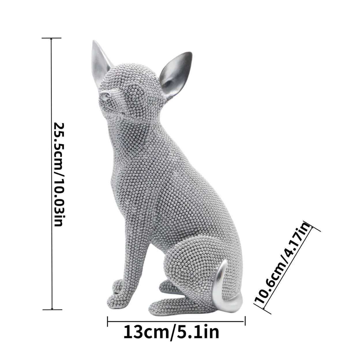 Animais de Estimação Colecionáveis, Presente Para Amantes de Animais de Estimação. Resina, Presente-Animal, Estátua-de-chihuahua, Escultura-Decorativa, Ornamento Decorativo de Chihuahua, Estátua-Chihuahua, Estátua Decorativa de Chihuahua, Estátua de Chihuahua, Estatueta Decorativa de Chihuahua, Escultura-Decorativa, Escultura Decorativa de Chihuahua, Decoração-Moderna, Decoração-Moderna, Lojas Bratta