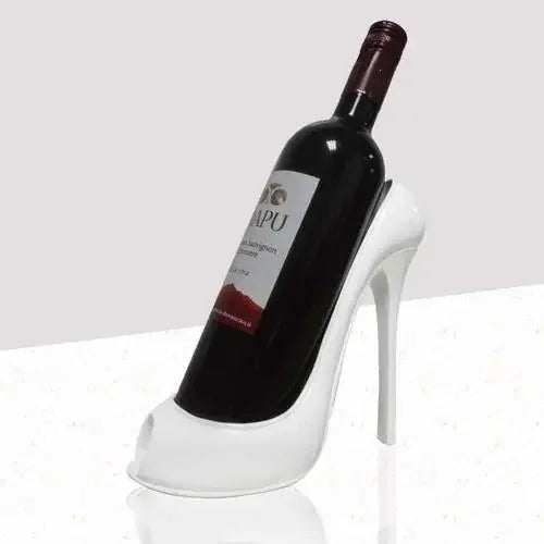 Criativo sapatos de salto alto rack de vinho casa sala de estar decorações de mesa ornamentos para enviar amigos presentes decoração da sala de estar, Porta-Vinhos Em Forma de Salto Alto, Suporte Criativo Para Vinho, Porta-Garrafa Fashion, Decoração De Bar Feminina, Porta-Vinho Bratta, Design Elegante Em Metal, Decoração Charmosa de Bar, Acessório Com Design Único, Porta-Garrafa Estiloso- Bratta