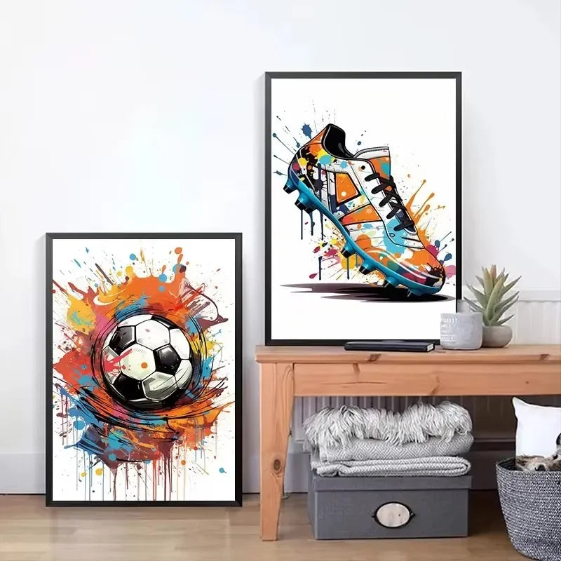Aquarela Graffiti Futebol Sapatos Canvas Pintura, Modern Art Poster, Inspirational Wall Picture, Sala de estar, Home Decor, Homens e Menino, Quadro Decorativo Futebol Chuteiras Arte Abstrata de Rua, Quadro Decorativo Futebol, Chuteiras Arte Abstrata, Quadro Decorativo Futebol, Impressão em Tela, Futebol, DecoraçãoArte Moderna Futebol Pintura em Tela, Arte Moderna Futebol, Arte Moderna, Futebol Quadros, Quadro Decorativo de Futebol, Quadro Decorativo de Chuteiras e Bola de Futebol-Lojas Bratta